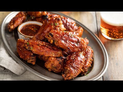 Korean Sweet and Spicy Baked Chicken Wings