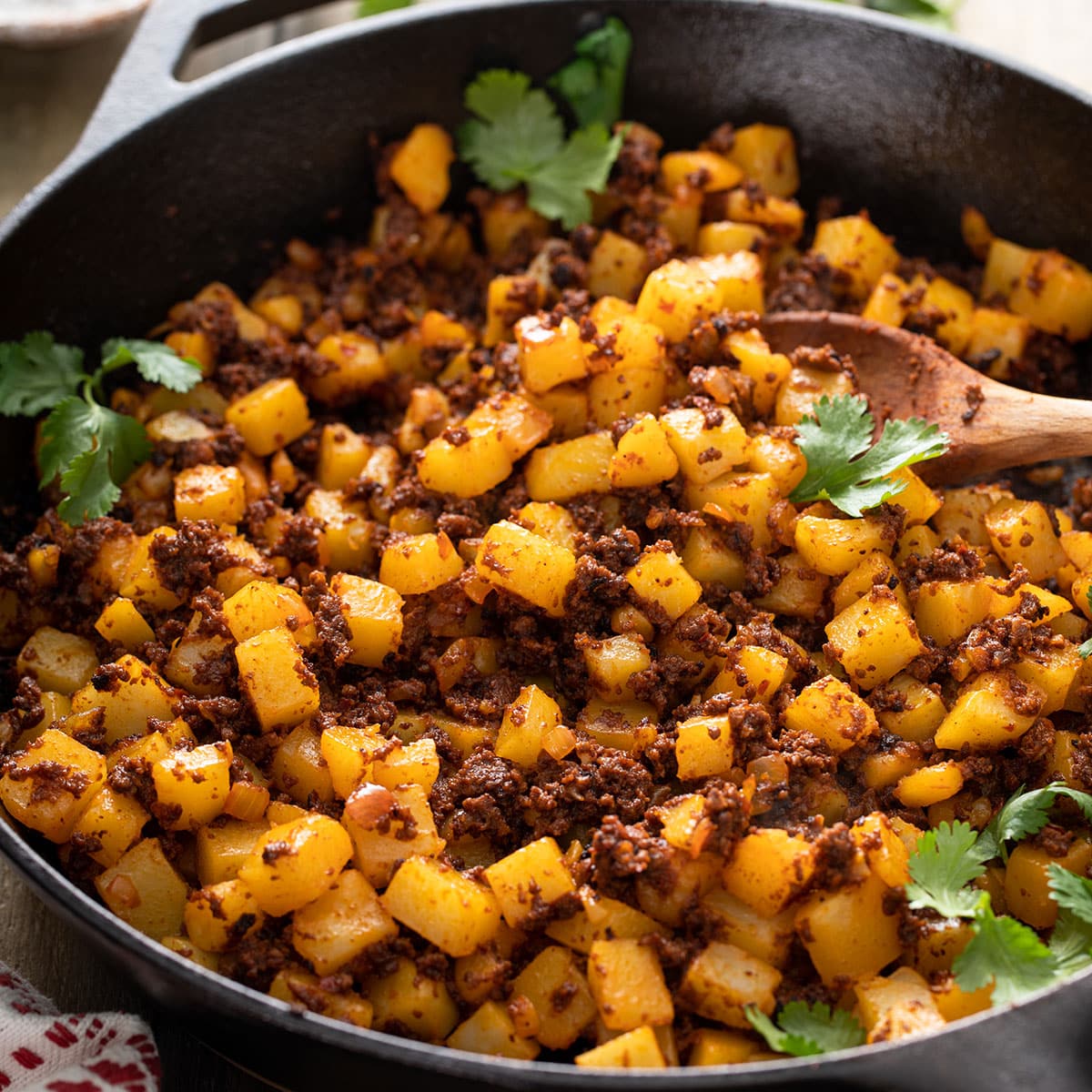 Easy Papas con Chorizo - Lemon Blossoms