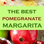 Tart, sweet and perfect. This Pomegranate Margarita is the best, most delicious and prettiest margarita ever!