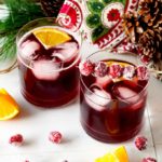 The right balance of sweet and tart, with the warmth of bourbon and subtle orange tones. This Cranberry Maple Bourbon Cocktail is bright, delicious, and perfect for the holiday season!