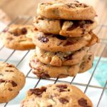 Soft in the middle with chewy edges and loaded with semi-sweet chocolate chunks and white chocolate chips these White and Dark Chocolate Chunk Cookies are perfect any time of the year!