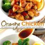 This Orange Chicken recipe is a lighter version of the traditional take-out favorite. Tender chicken pieces are pan seared then smothered in the most delicious sweet and sticky orange sauce. I know this will become your favorite orange chicken recipe!
