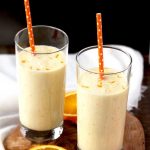 This Orange Honey Lassi is creamy, tangy and delicious. This refreshing Indian inspired smoothie is quick and easy to make with only 3 ingredients! Truly sunshine in a glass!