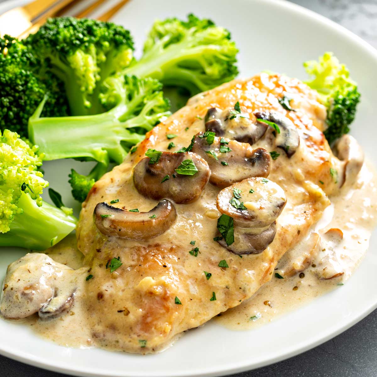 Creamy Chicken Mushroom Recipe Lemon Blossoms