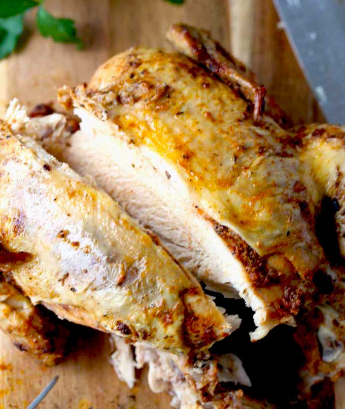 Pressure Cooker Whole Chicken Rotisserie Style (Instant ...