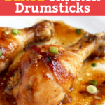 These Baked Chicken Drumsticks are tossed in a simple honey soy marinade and baked to perfection. These baked chicken legs are super flavorful and very easy to make!