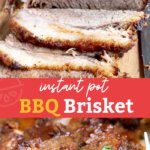 This Instant Pot Brisket is the easiest, quickest and most delicious beef brisket recipe! This tender, melt in your mouth BBQ brisket is sure to become one of your favorite instant pot recipes ever!