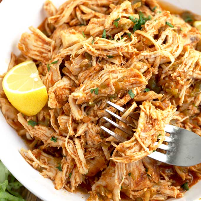 Instant Pot Shredded Chicken Mexican Style