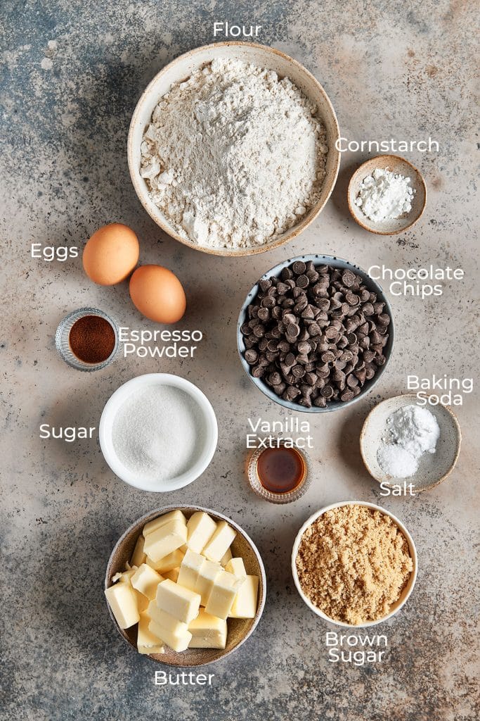 Skillet Cookie ingredients