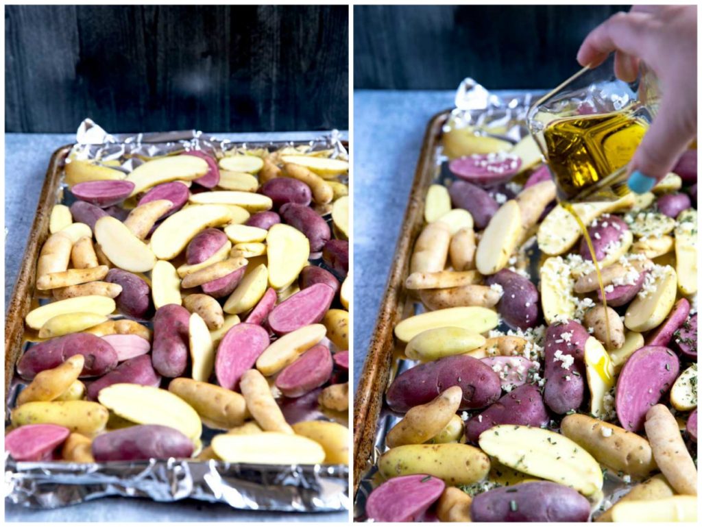 How To Roast potatoes step by step photos