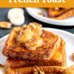 Bananas Foster French Toast are tender and golden brioche French toast topped with the most decadent caramelized brown sugar banana topping. This easy French toast recipe is mouthwatering delicious!