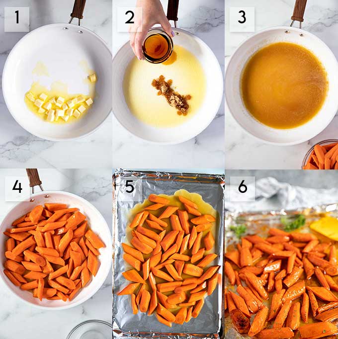 Fotos paso A Paso sobre Cómo Hacer Zanahorias Asadas al Horno de Arce