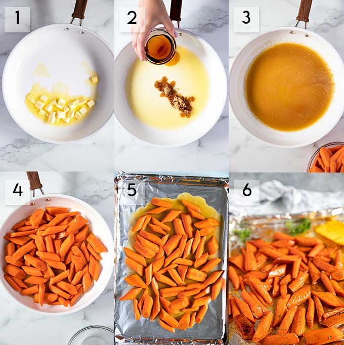 Step By Step Photos on How To Make Maple Oven Roasted Carrots