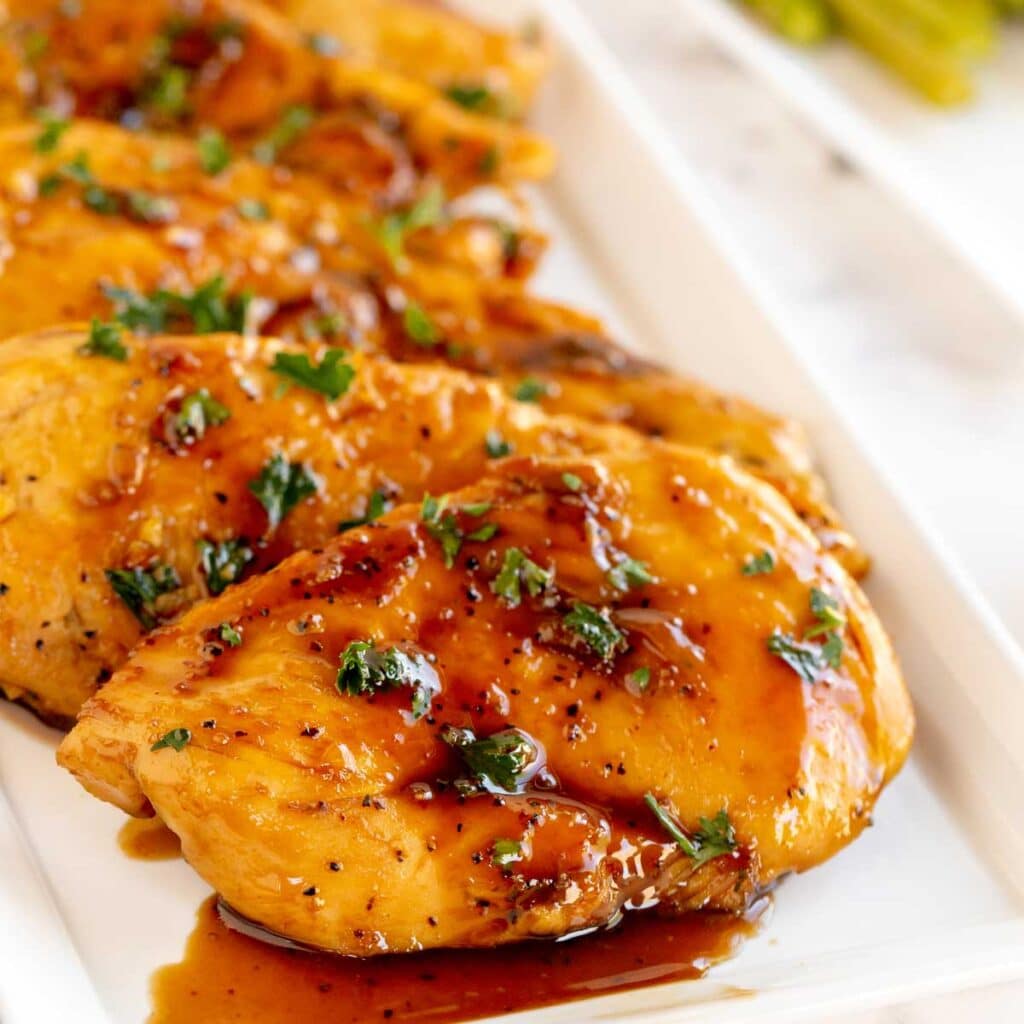 Maple Balsamic Glazed Chicken