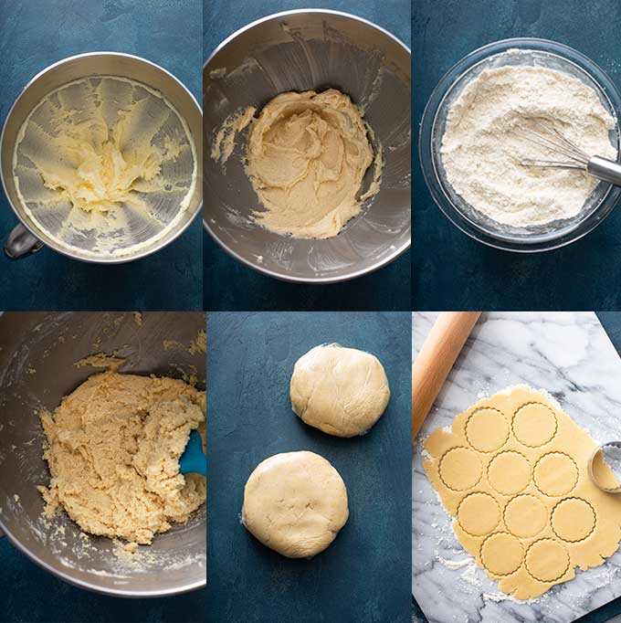 step by step photos on how to make linzer christmas cookies