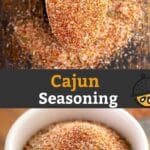 Pin image of cajun seasoning