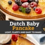 Pin image of Dutch baby pancake