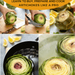 pin image on how to cook artichokes