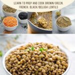 Pin image on how to cook lentils