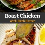 Pin image of Roast Chicken with vegetables