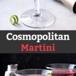 Pin image of a Cosmopolitan Martini