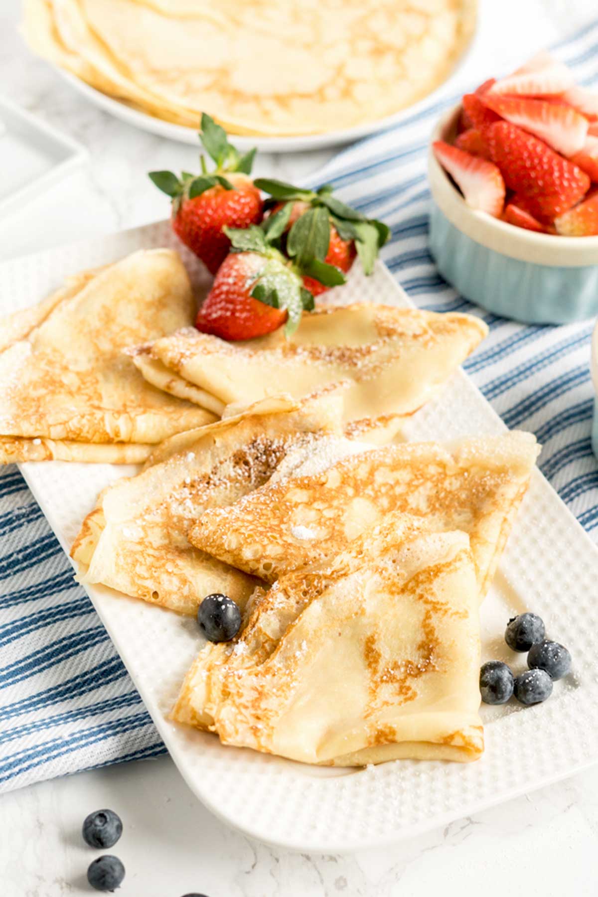 Homemade Crepes (How To Make Crepes) Lemon Blossoms