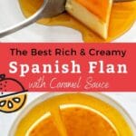 Creamy Flan pin image