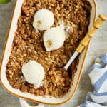 Apple Crisp with Oat Topping