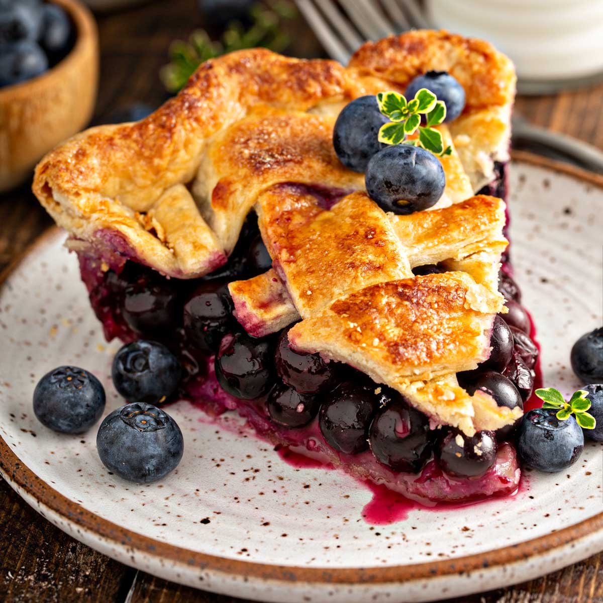 Easy Blueberry Pie Recipe - She Wears Many Hats