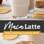 Pin image of maca latte