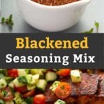 Pin image of blackened spice mix