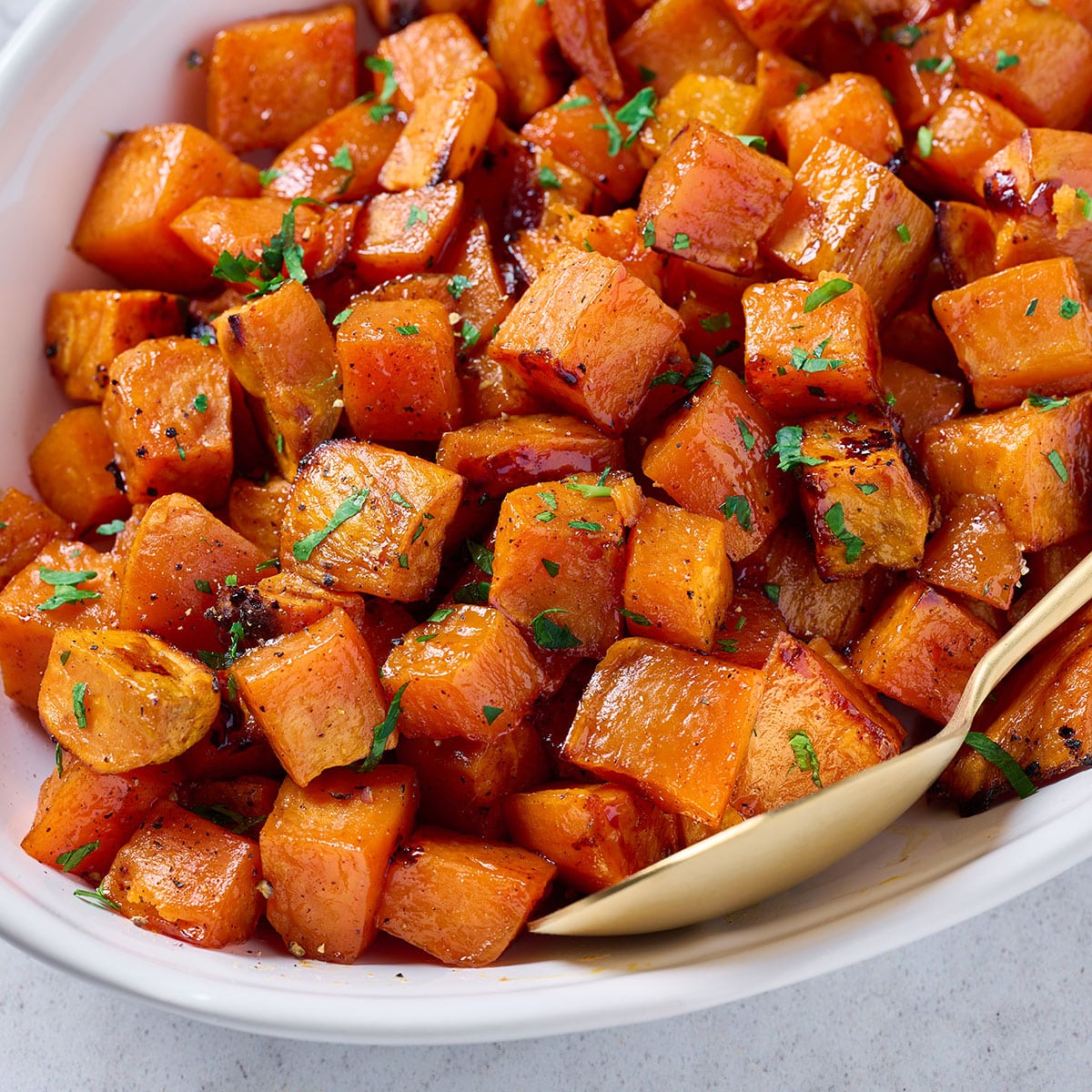 Baked Sweet Potatoes with Maple Butter