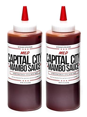 Two bottles of mild capital city mambo sauce