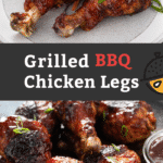 pin image grilled bbq chicken legs