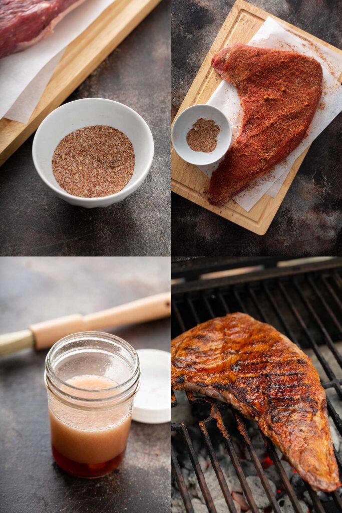 How to make tri tip on the grill step by step photos