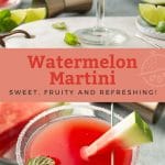 pin image of watermelon martini