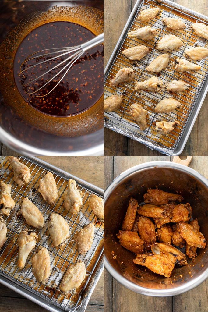 Making Korean chicken wings step by step photos