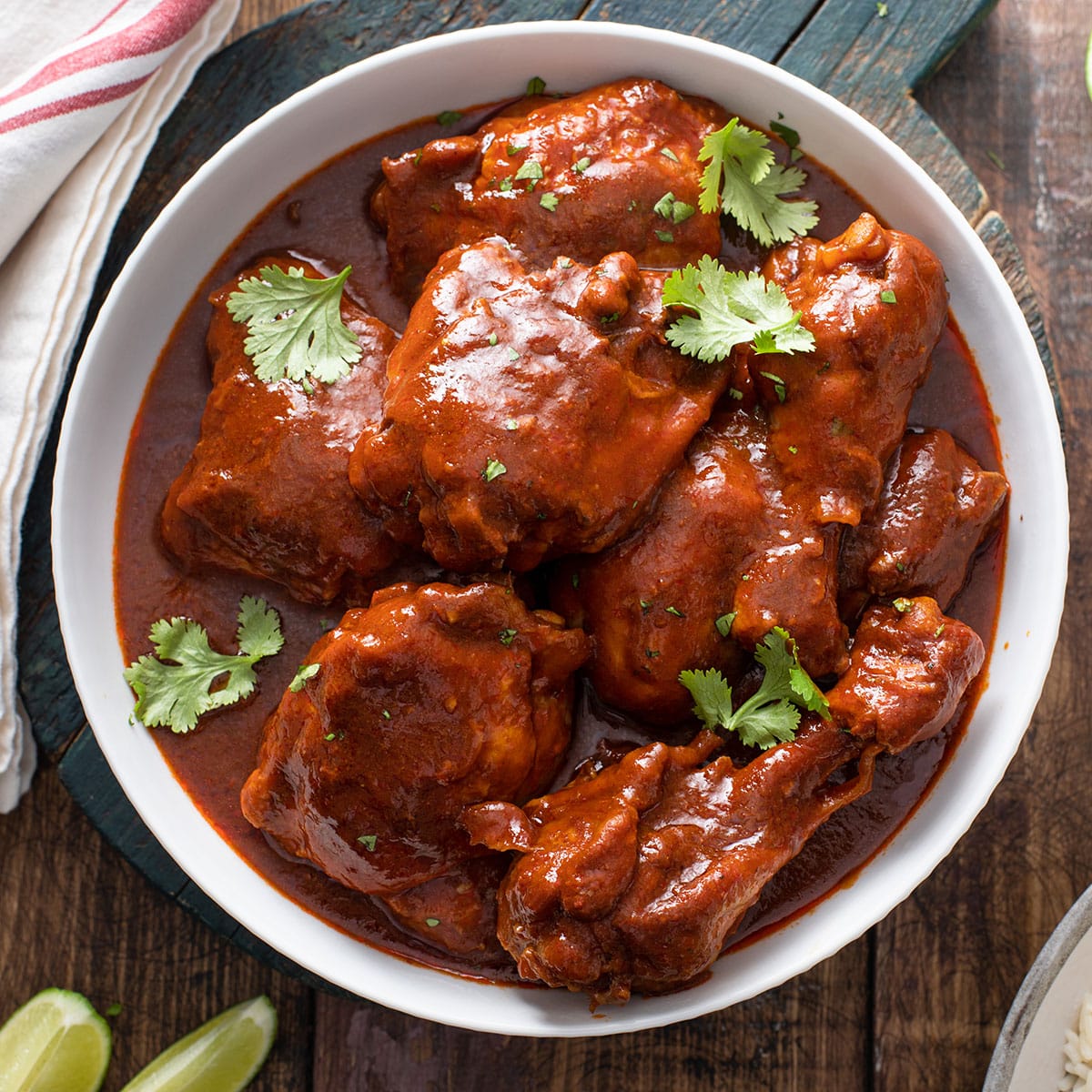 Mexican Chicken Adobo (Adobo de Pollo) - Lemon Blossoms