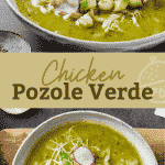 Pin image of green pozole with chicken or chicken pozole verde