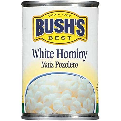 A 15-ounces can of hominy