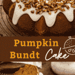 Pin image of pumpkin bundt cake