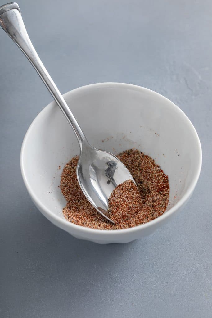 A spice mix in a small bowl