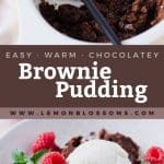 photo image of brownie pudding