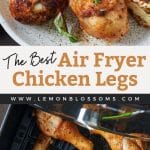 Pin image chicken legs in the air fryer