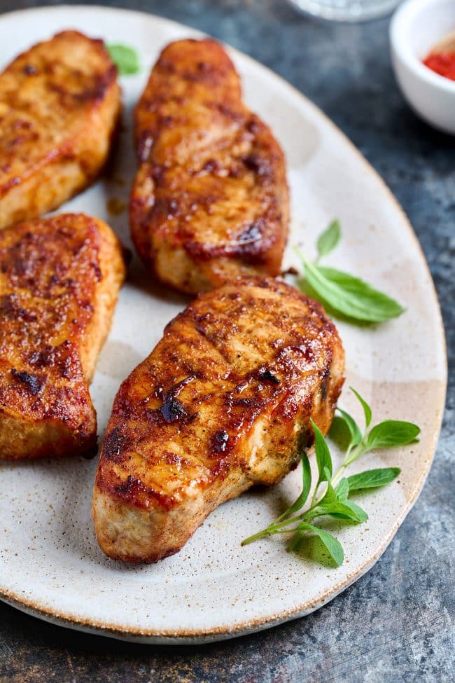 Juicy Air Fryer Pork Chops (Boneless or Bonein) Lemon Blossoms
