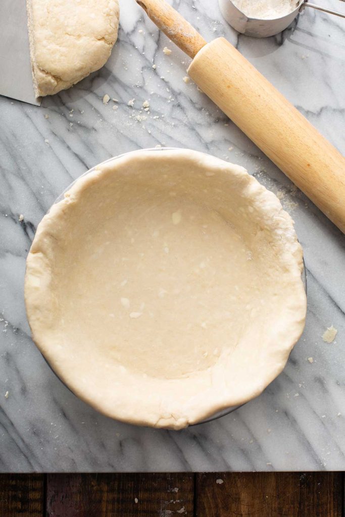 pie crust placed into a 9-inch pie plate. 