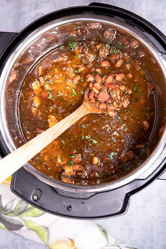 charro beans in an instant pot
