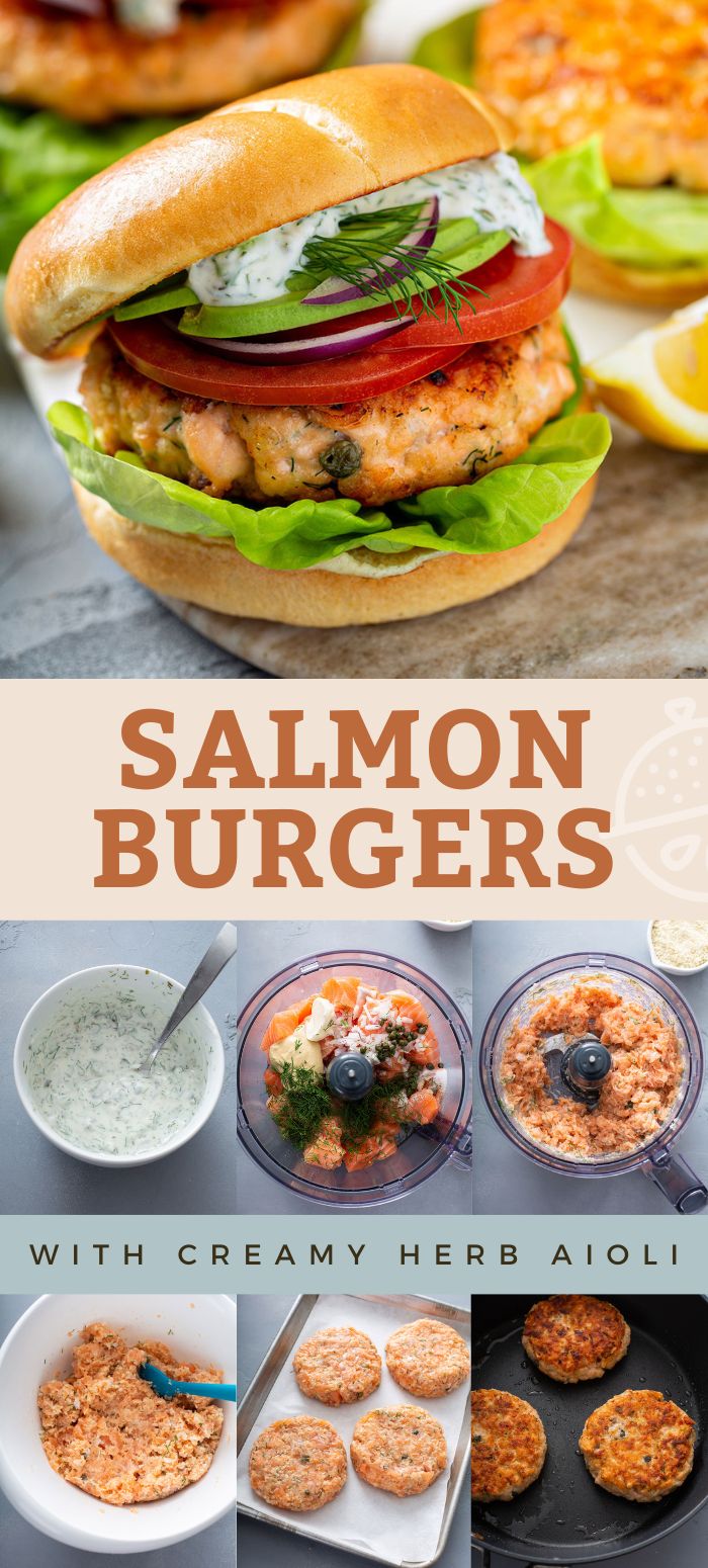 Best Salmon Burgers Recipe - Lemon Blossoms