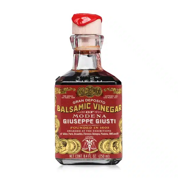 bottle of Italian balsamic vinegar