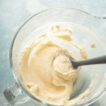 butter and sugar mixed together
